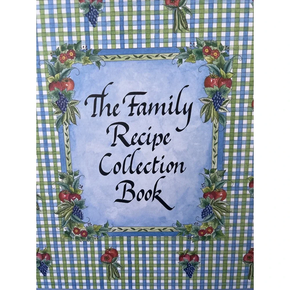 The Family Recipe Collection Book Binder With Tabs & Recipe Pages & Pockets 12